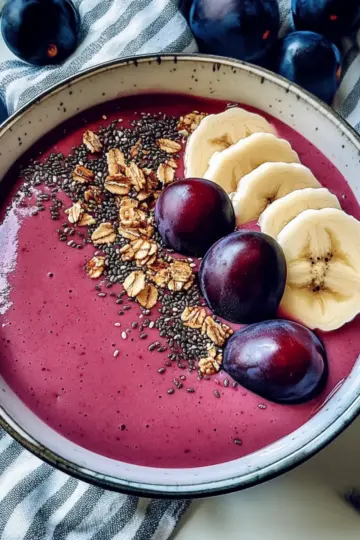 Plum Smoothie Bowl