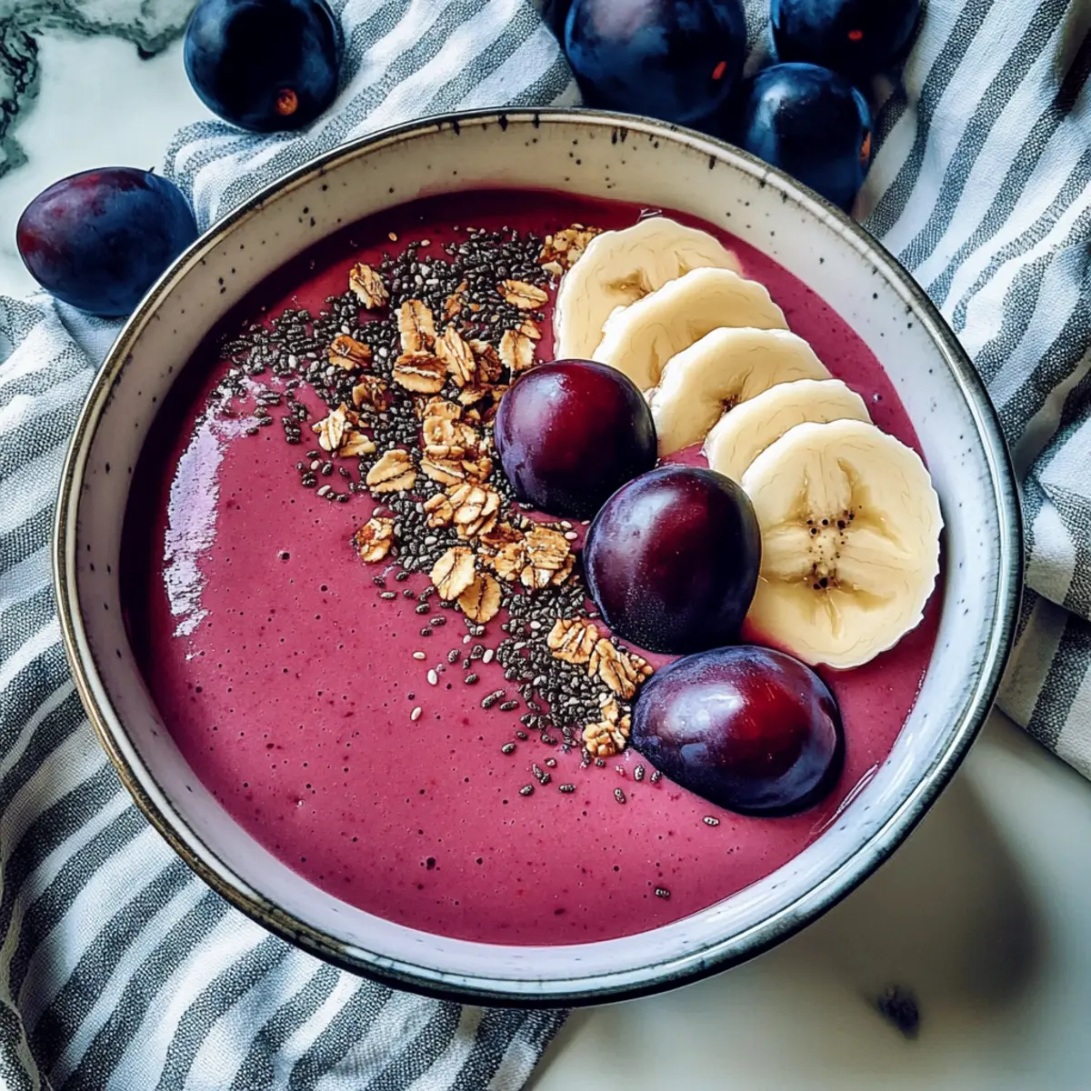Plum Smoothie Bowl