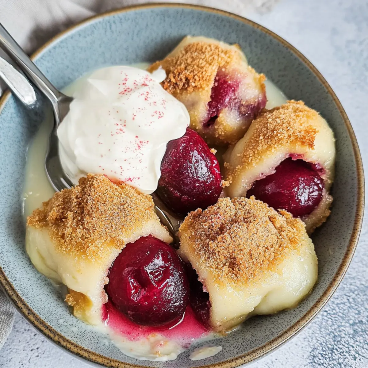 Polish Plum Dumplings