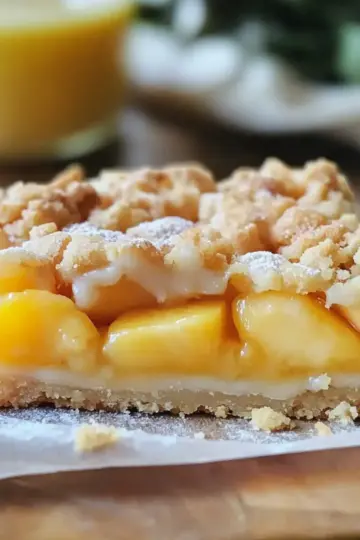 Peach Pie Bars