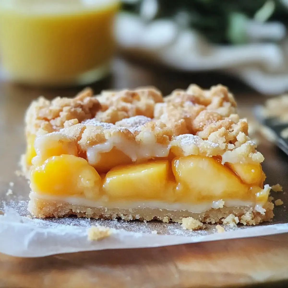 Peach Pie Bars