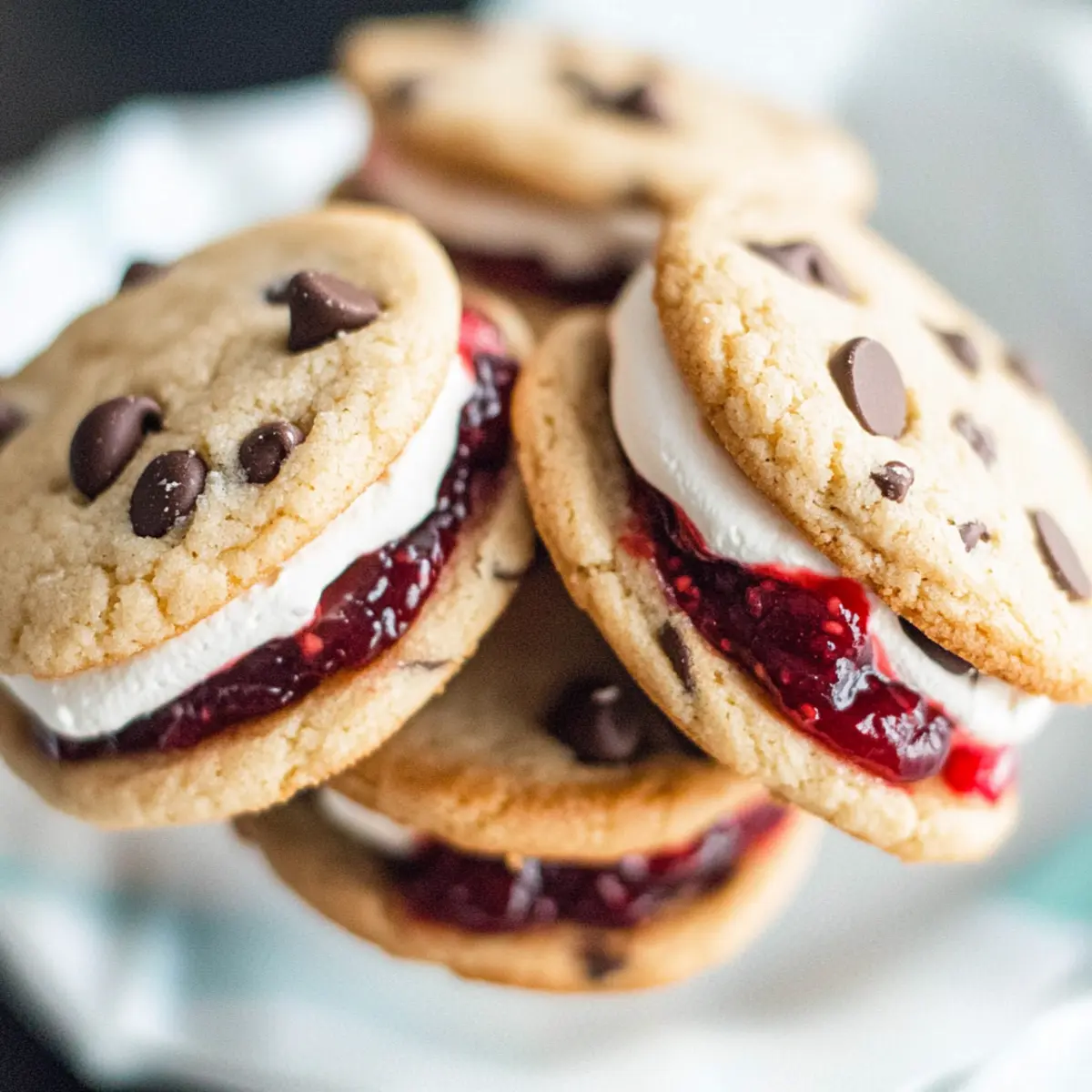 Chocolate Chip Buttercream Sandwiches