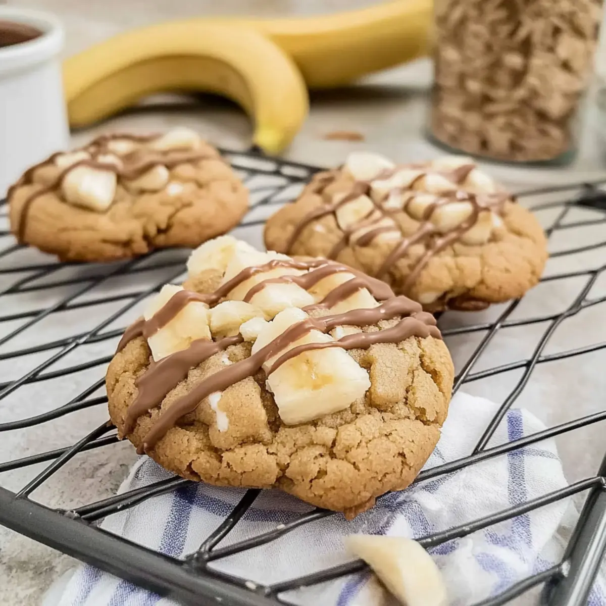 Bananas Foster Cookies