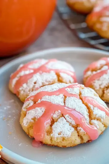 Grapefruit Crinkle Cookies