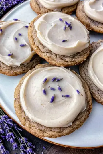 Honey Lavender Latte Cookies