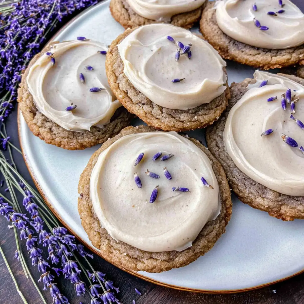 Honey Lavender Latte Cookies