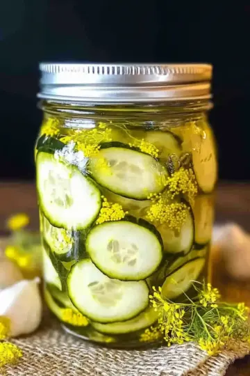 Refrigerator Sweet Dill Pickles