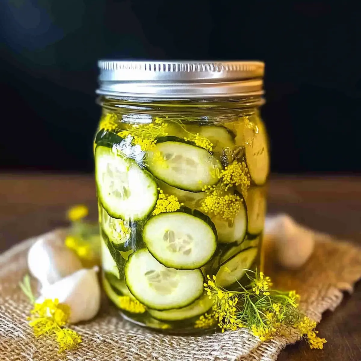 Refrigerator Sweet Dill Pickles