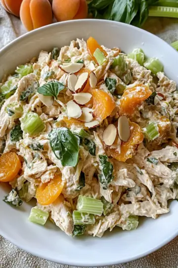 Apricot Basil Chicken Salad