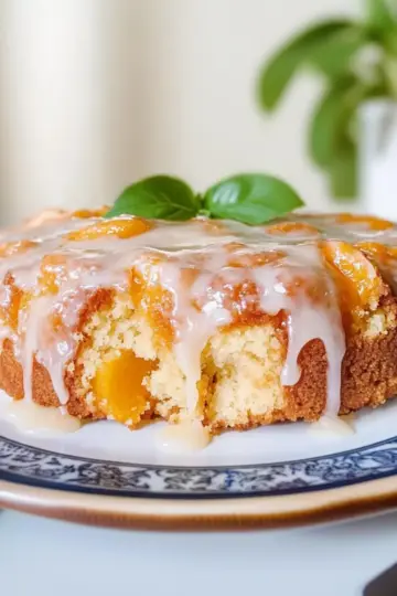 Peach Cobbler Pound Cake