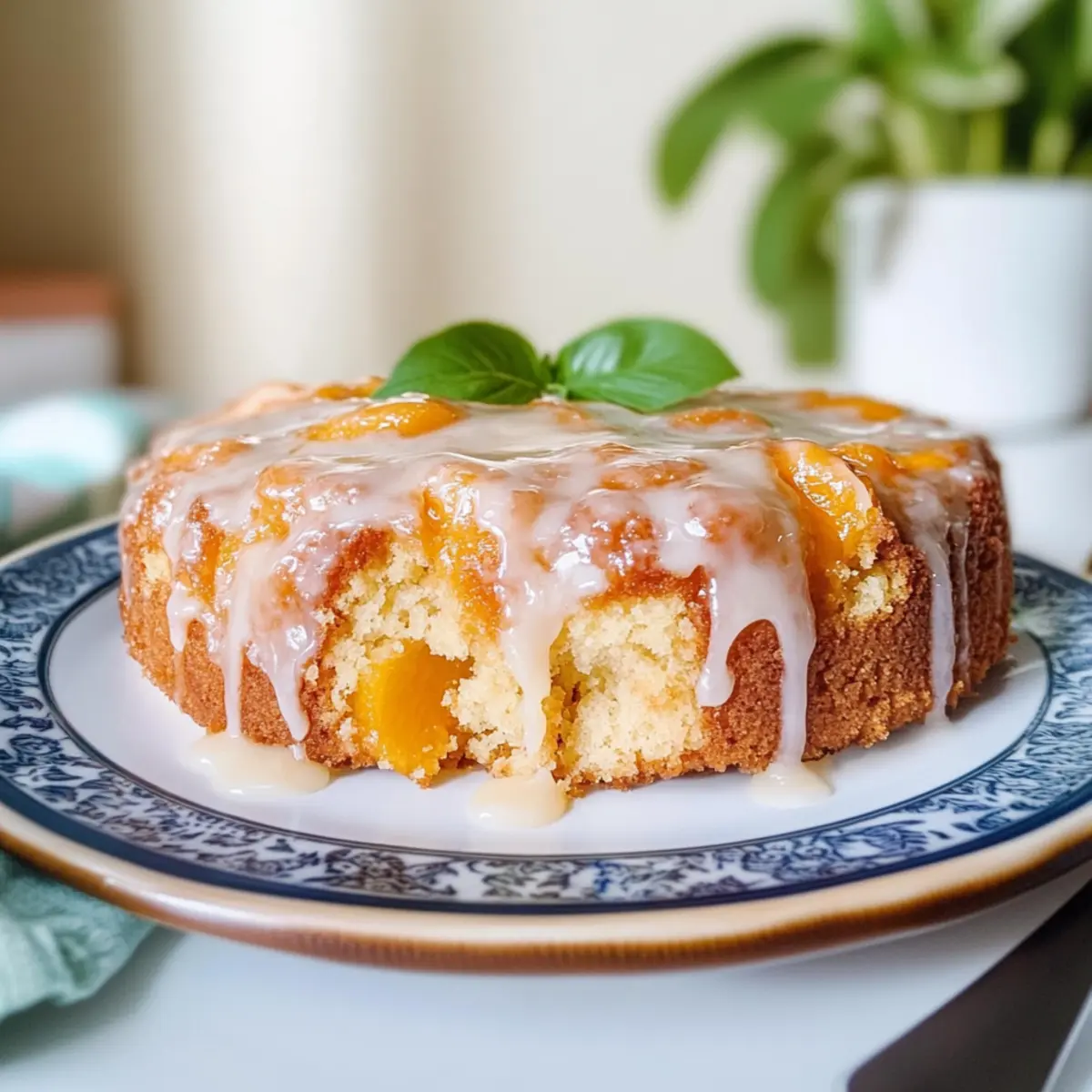 Peach Cobbler Pound Cake