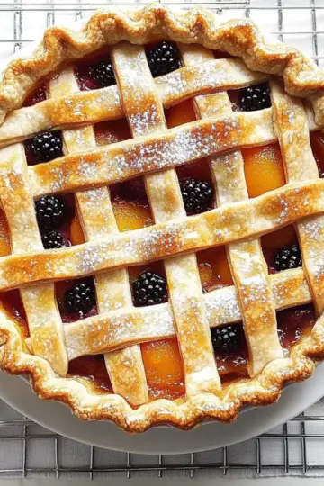 Apricot-Blackberry Pie