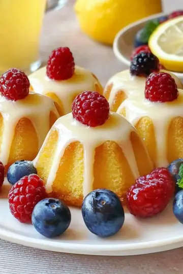 Mini Lemon Bundt Cakes