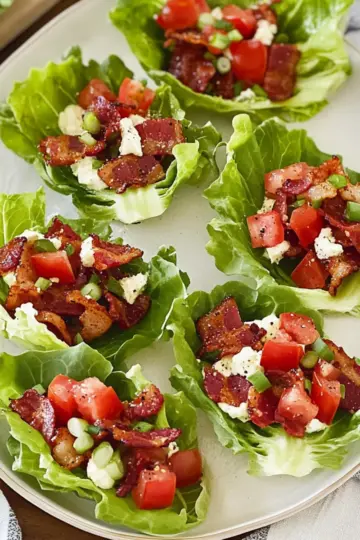 Bacon Lettuce Cups