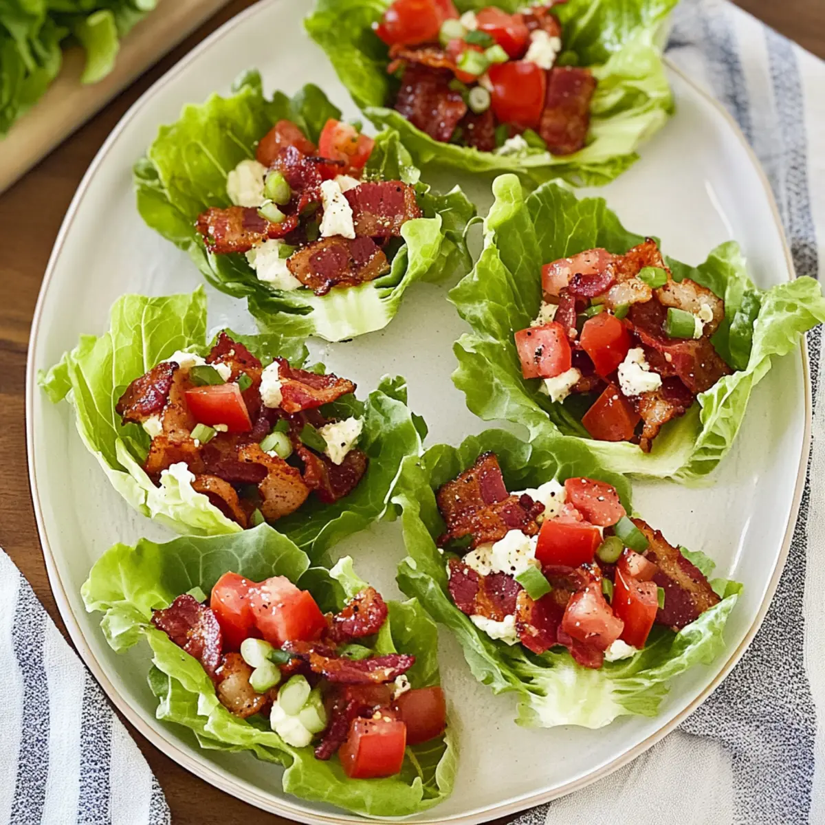Bacon Lettuce Cups
