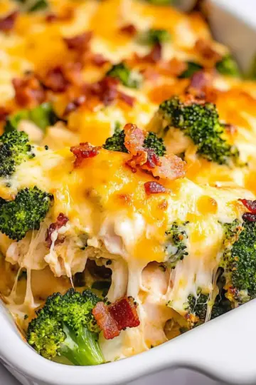 Broccoli Bacon Cheddar chicken