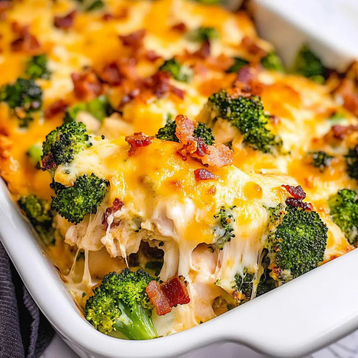 Broccoli Bacon Cheddar chicken