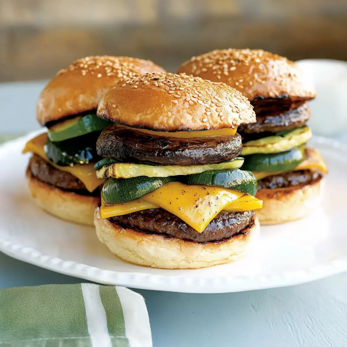 Mini Portobello Burgers