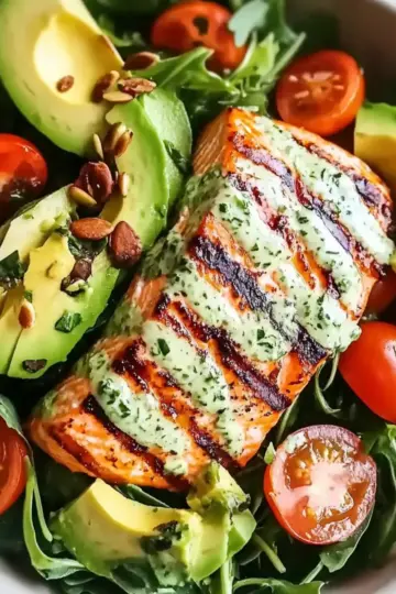 Grilled Salmon Salad