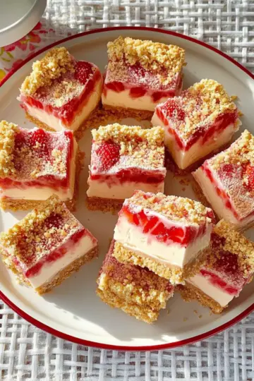 Strawberry Shortcake Ice-Cream Bars