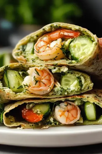 Cold Shrimp and Cucumber Salad