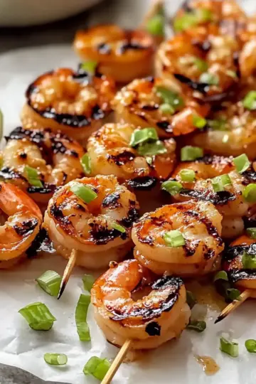Grilled Bang Bang Shrimp Skewers