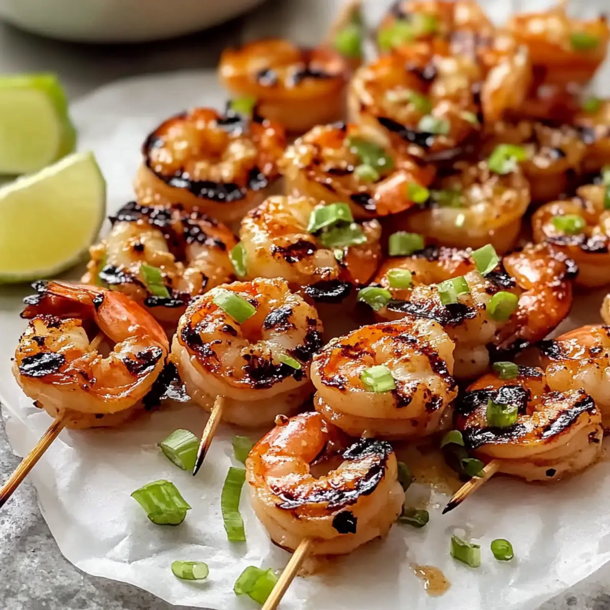 Grilled Bang Bang Shrimp Skewers
