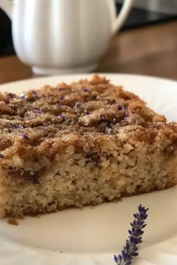 Lavender and Honey Coffee Cake