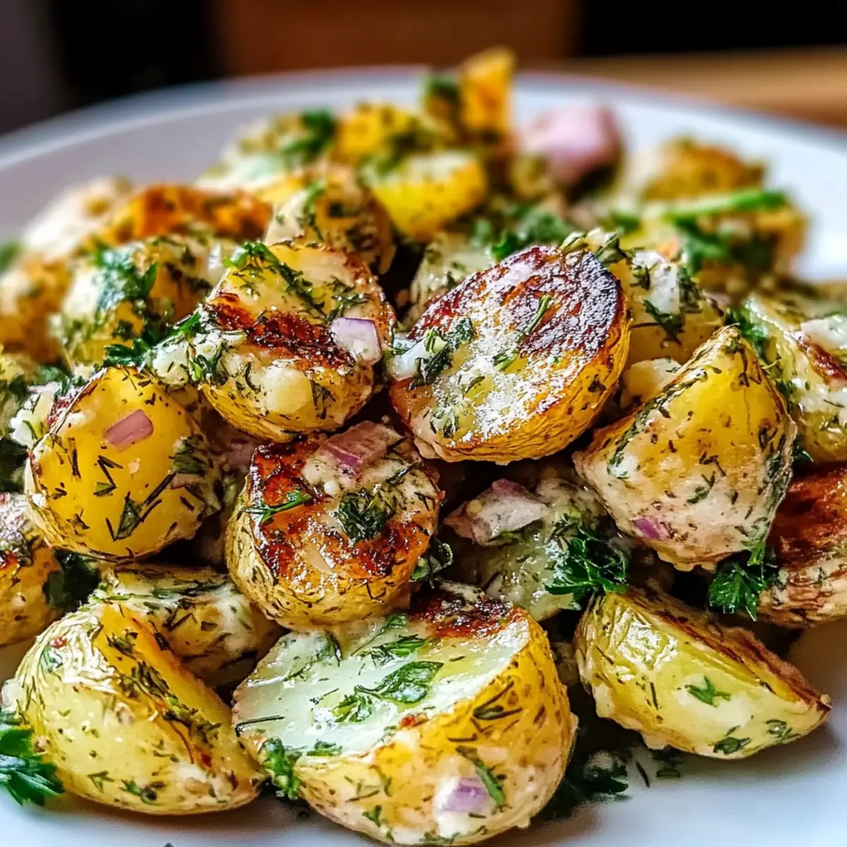 Herbed Roasted Potato Salad