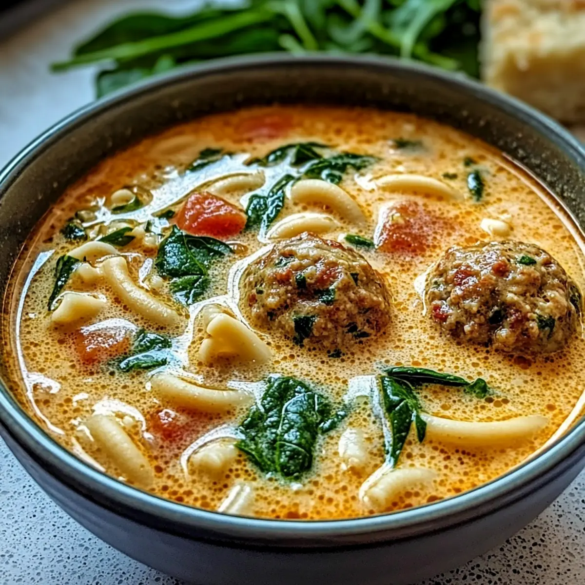 Italian Meatball Soup