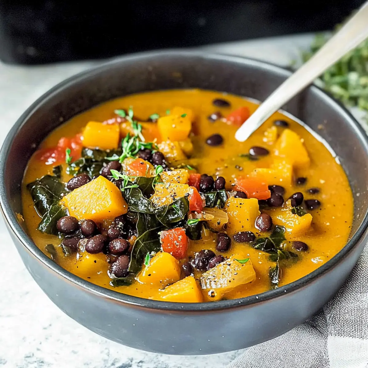 Black Bean Butternut Squash Stew