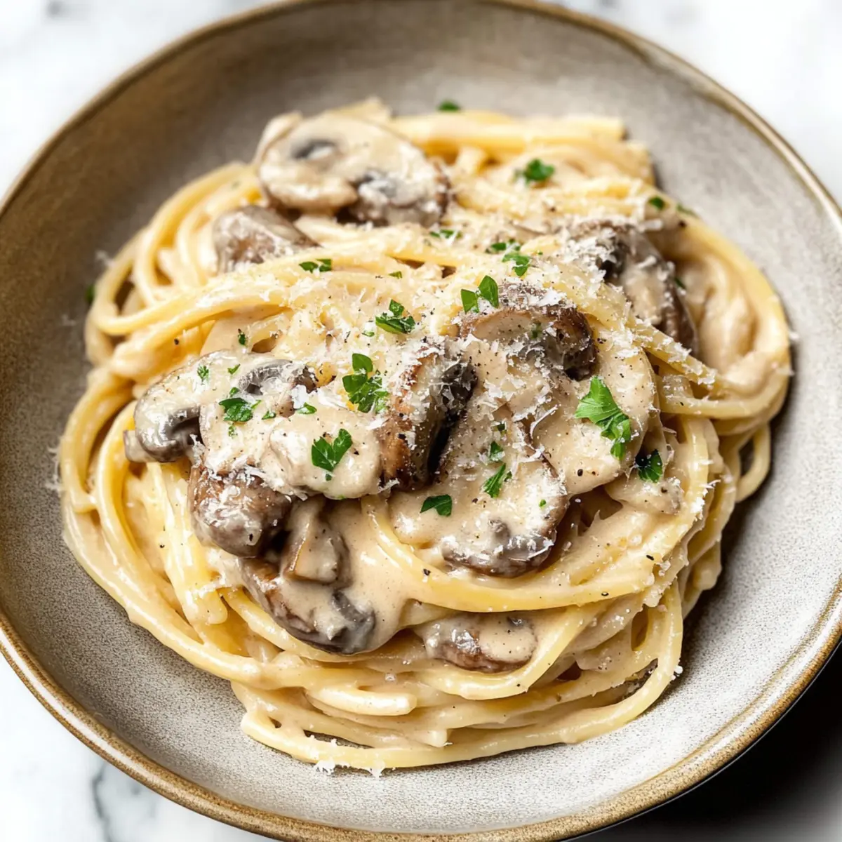 Creamy Mushroom Pasta
