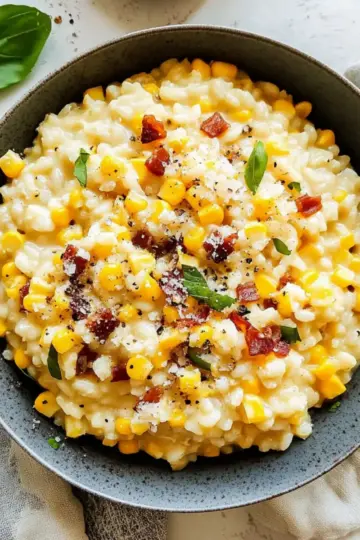 Sweet Corn Risotto
