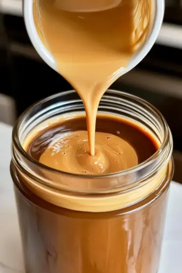 Homemade Butterscotch Coffee Creamer