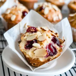 Almond Cherry Muffins