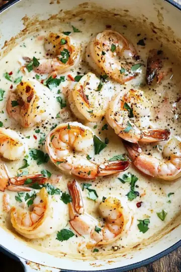 Garlic Shrimp in Coconut Milk