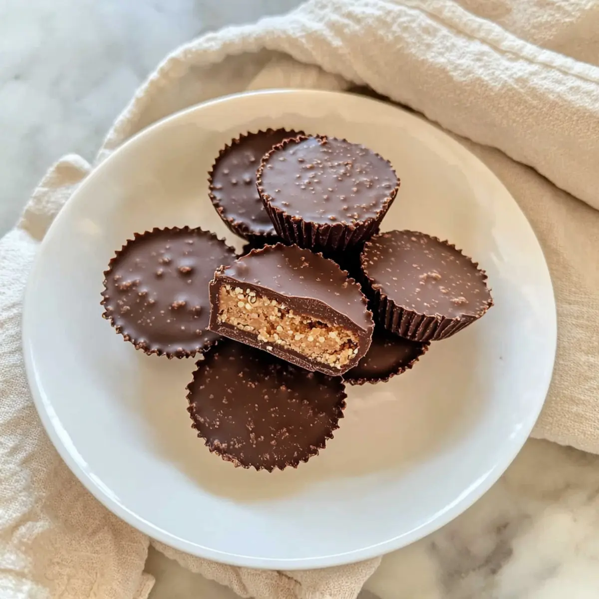 Quinoa Crunch Peanut Butter Cups