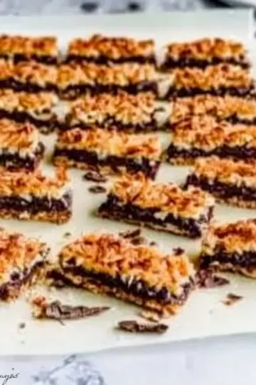 Samoas Cookie Caramel Coconut Bars