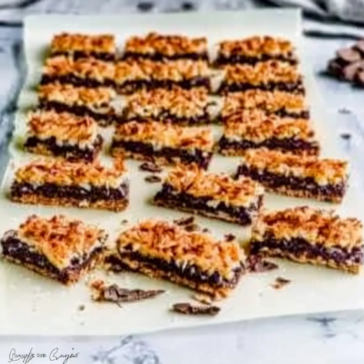 Samoas Cookie Caramel Coconut Bars