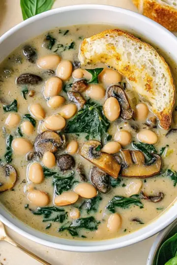 One-Pot White Bean Mushroom Stew