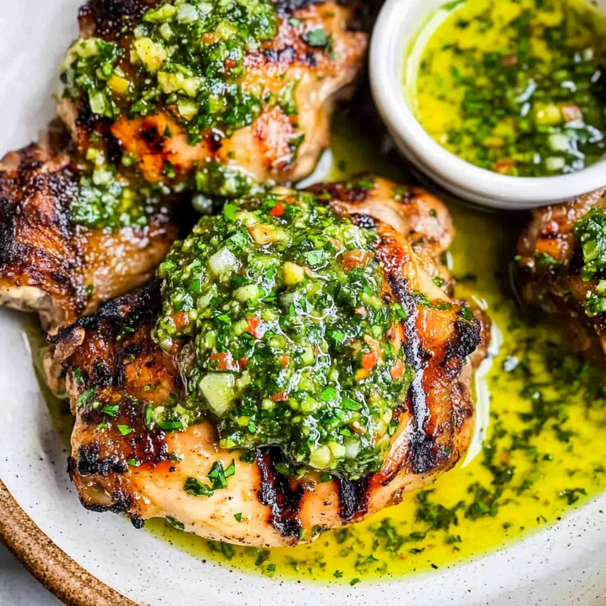 Chimichurri Chicken Thighs
