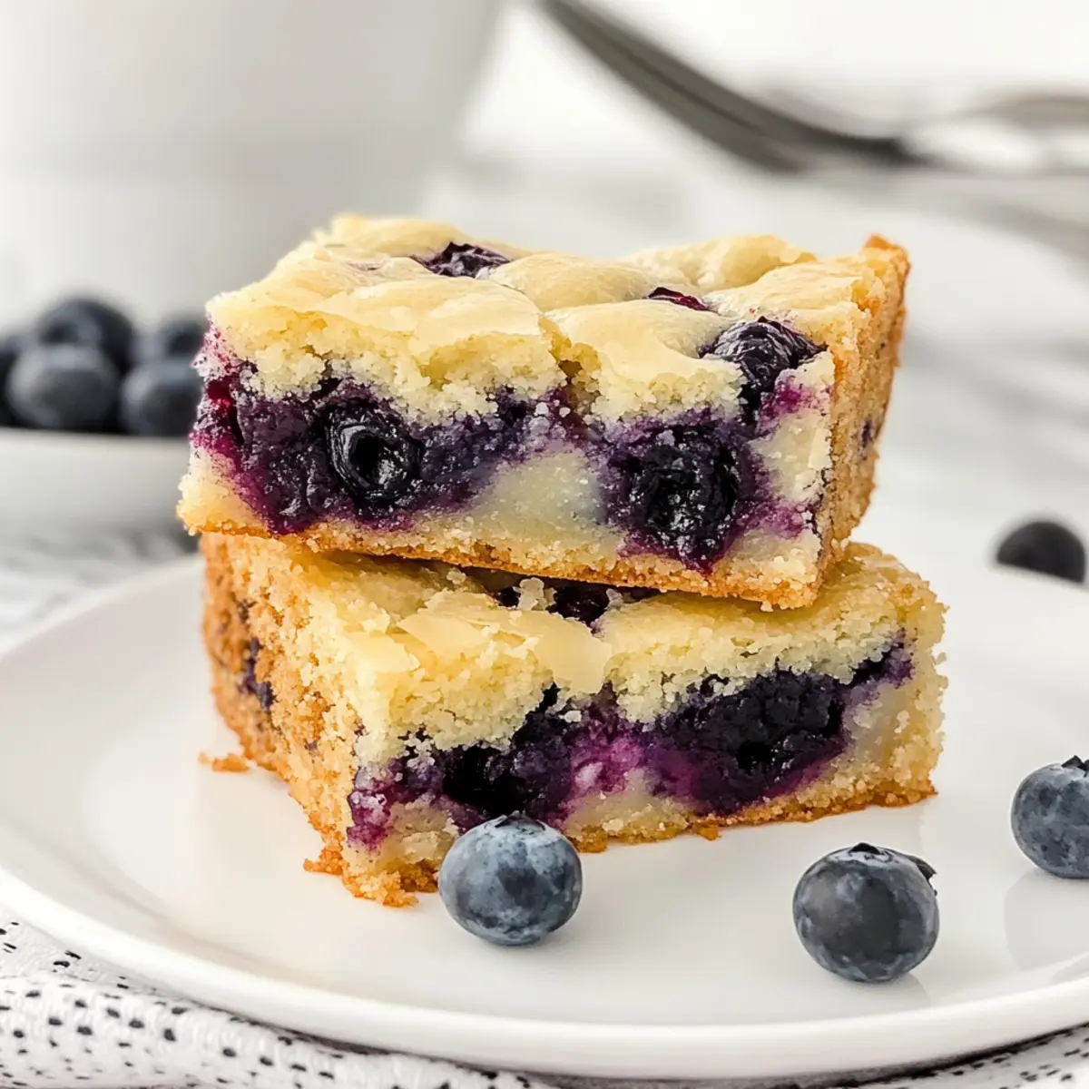 Blueberry Blondies