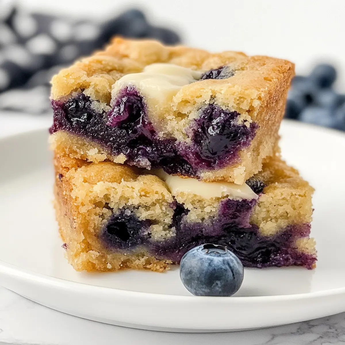 Blueberry Blondies