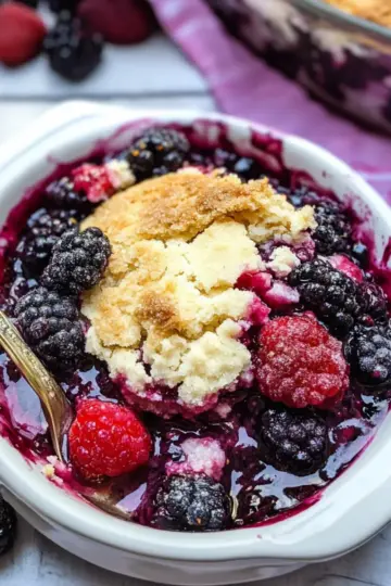 Sugar Cookie Berry Cobbler