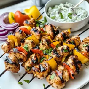 Greek Chicken Kabobs