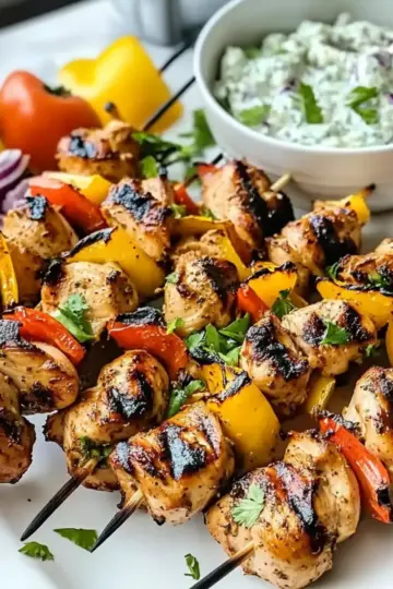 Greek Chicken Kabobs