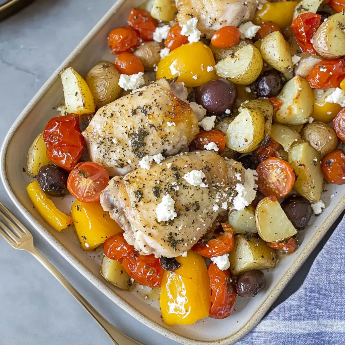 Greek Sheet Pan Chicken