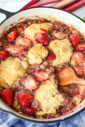 Strawberry Rhubarb Grunt