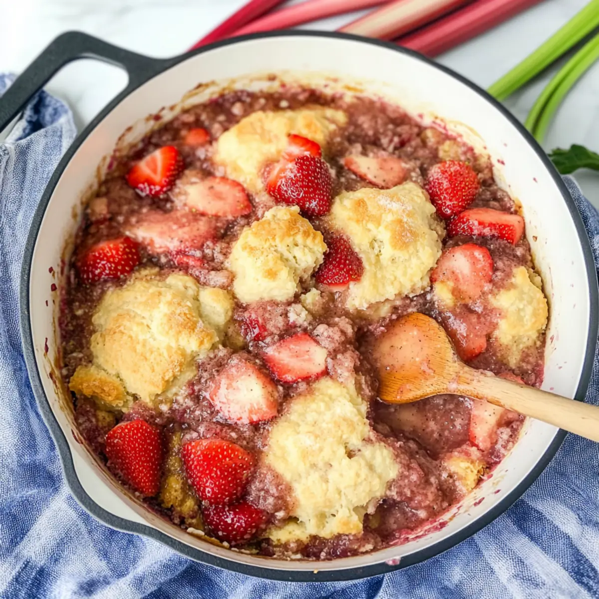 Strawberry Rhubarb Grunt